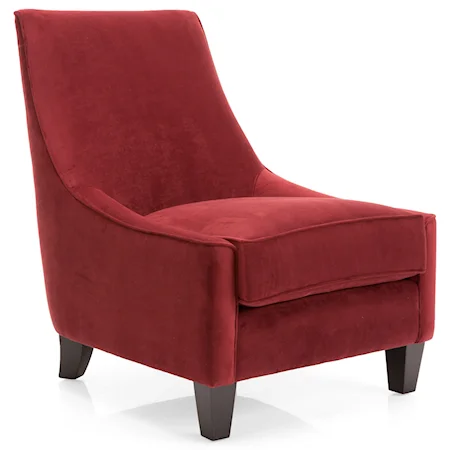 Contemporary Armless Upholstered Chair